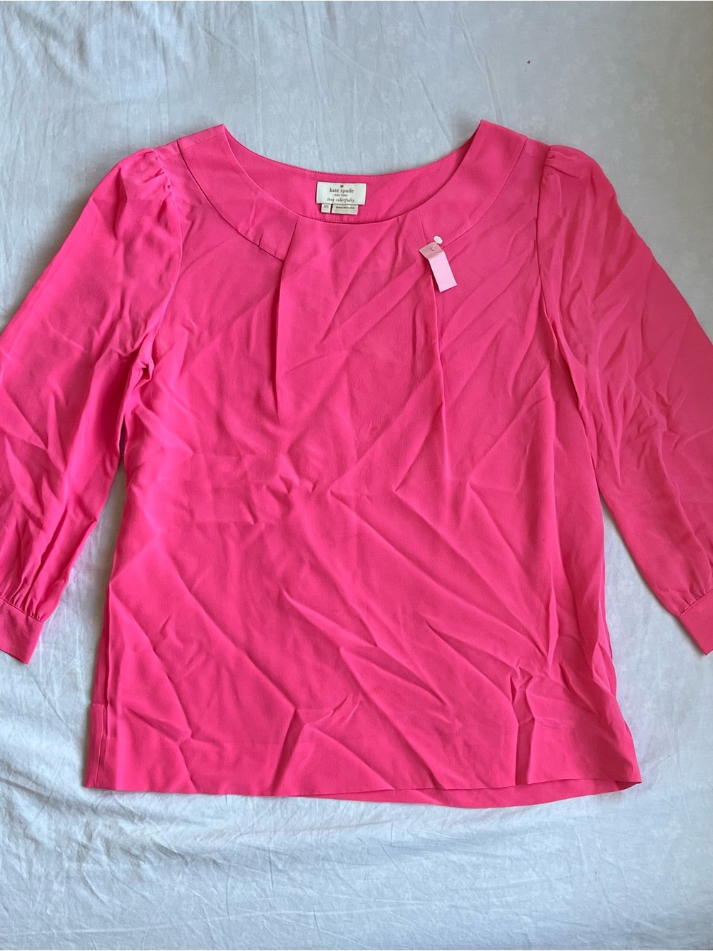 pink chiffon blouse